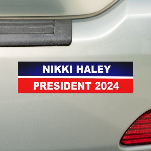 Nikki Haley 2024 Autoaufkleber (Auf Auto)