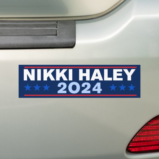 Nikki Haley 2024 Autoaufkleber (Auf Auto)
