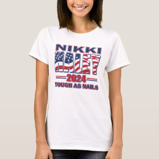 Nikki Haley 2024 - Husten als Nägel T-Shirt