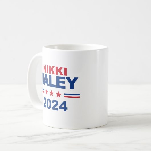 Nikki Haley 2024 Kaffeetasse (Vorderseite Links)