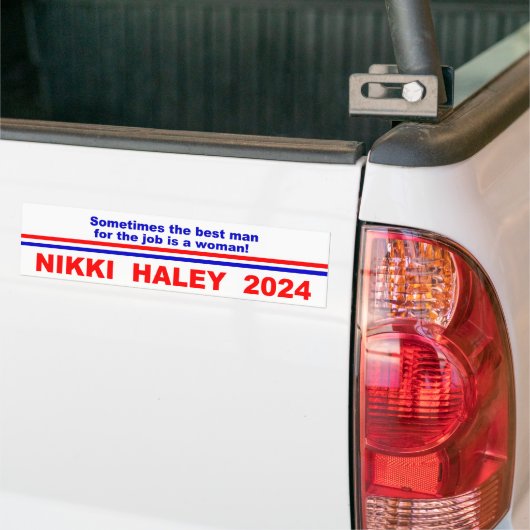 Nikki Haley 2024 Manchmal der Trauzeuge für die Autoaufkleber (Auf Lkw)