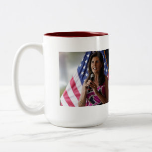 Nikki Haley 2024 Zweifarbige Tasse