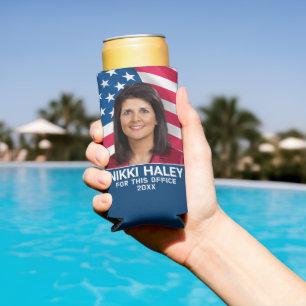 Nikki Haley - Foto der Kampagne unter amerikanisch Selters Dosenkühler