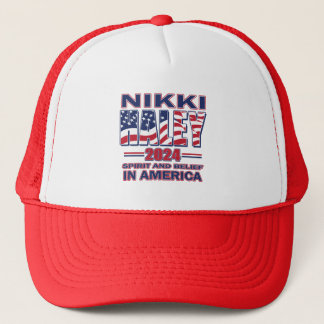 Nikki Haley - für den Präsidenten 2024 Truckerkappe