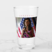 Nikki Haley für Präsident 2024 Glas (Vorderseite)
