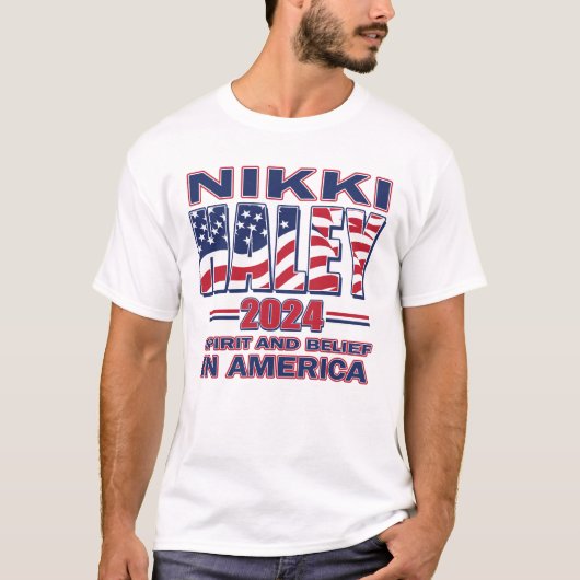 Nikki Haley für Präsident T-Shirt (Vorderseite)