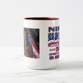 Nikki Haley für Präsident Zweifarbige Tasse (Mittel)