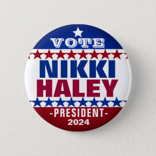 Nikki Haley für Wahlkampffunktion des Präsidenten  Button