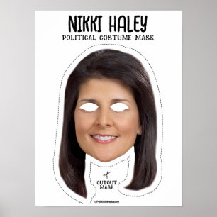 Nikki Haley Kostümmaske Poster