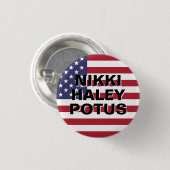 NIKKI HALEY POTUS BUTTON (Vorne & Hinten)