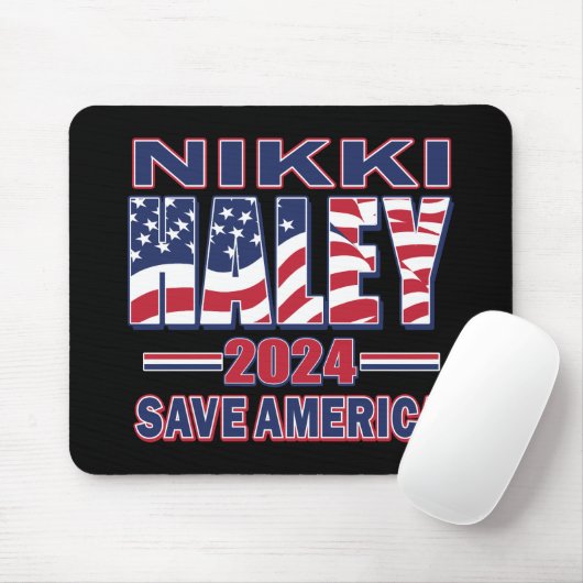 Nikki Haley Rettete Amerika Mousepad (Mit Mouse)