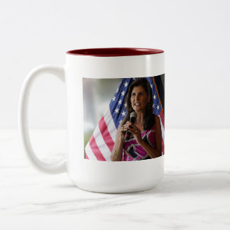 Nikki Haley Rettete Amerika Zweifarbige Tasse