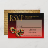 Nikki Las Vegas Deluxe UAWG Response RSVP Karte (Vorne/Hinten)