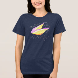 NIKKI peptide, AUC theme, custom text, dark Tri-Blend Shirt