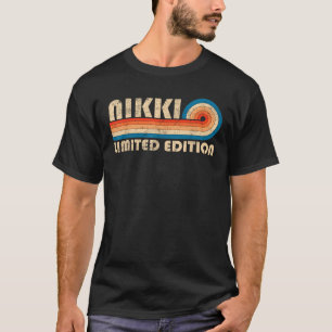 NIKKI Vorname Funny Retro Vintag Geburtstag T-Shirt