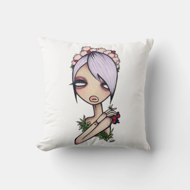 NikkiFresh Throw Pillow Kissen (Vorderseite)