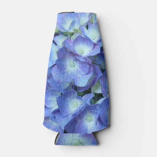 Nikko Blue Hydrangea Flasche Cooler Flaschenkühler (Vorderseite)