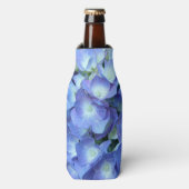 Nikko Blue Hydrangea Flasche Cooler Flaschenkühler (Flaschenvorderseite)