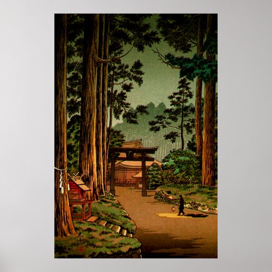Nikko Futarasan Temple Tsuchiya Koitsu 1936 Poster (Vorne)