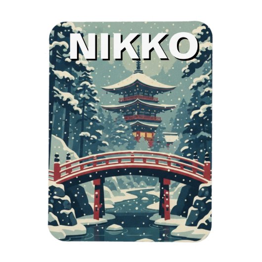 Nikko Japan Reise Magnet (Vertikal)