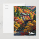 Nikko Japan Reise Postkarte (Vorne/Hinten)
