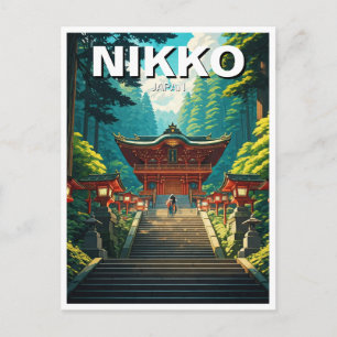 Nikko Japan Reise Postkarte
