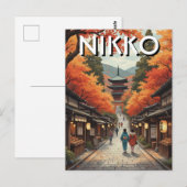 Nikko Japan Reise Postkarte (Vorne/Hinten)