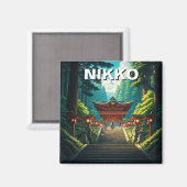 Nikko Japan Travel Magnet (Vorderseite/Rückseite)