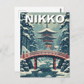 Nikko Japan Travel Postkarte (Vorne/Hinten)