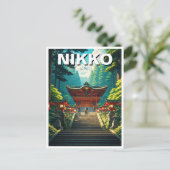 Nikko Japan Travel Postkarte (Stehend Vorderseite)