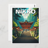 Nikko Japan Travel Postkarte (Vorne/Hinten)