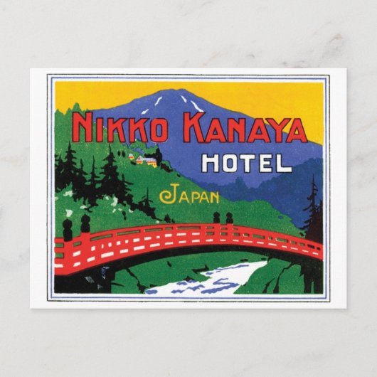 Nikko Kanaya Hotel Japan Postkarte (Vorderseite)