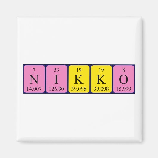 Nikko-Magnet Magnet (Vorne)