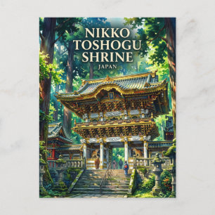 Nikko Toshogu-Schrein, Nikko, Präfektur Tochigi, J Postkarte