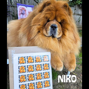 NIKO chow - ArtMuse PORTAL Serie Quadratischer Aufkleber