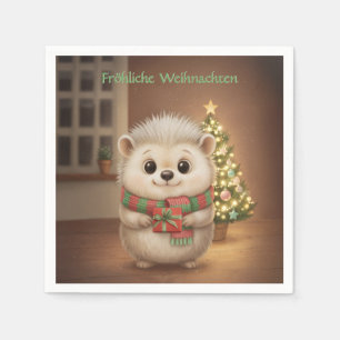 Niko der Kuscheligel im Lichterglanz Serviette