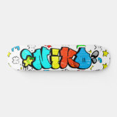 Niko Graffiti Custom Personalisiert Skateboard (Horizontal)