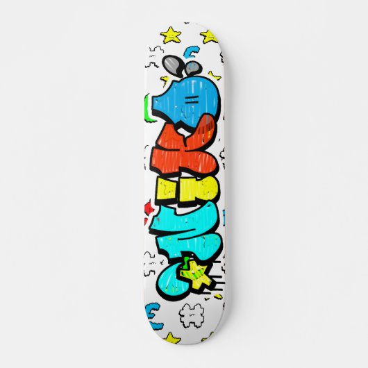 Niko Graffiti Custom Personalisiert Skateboard (Vorne)
