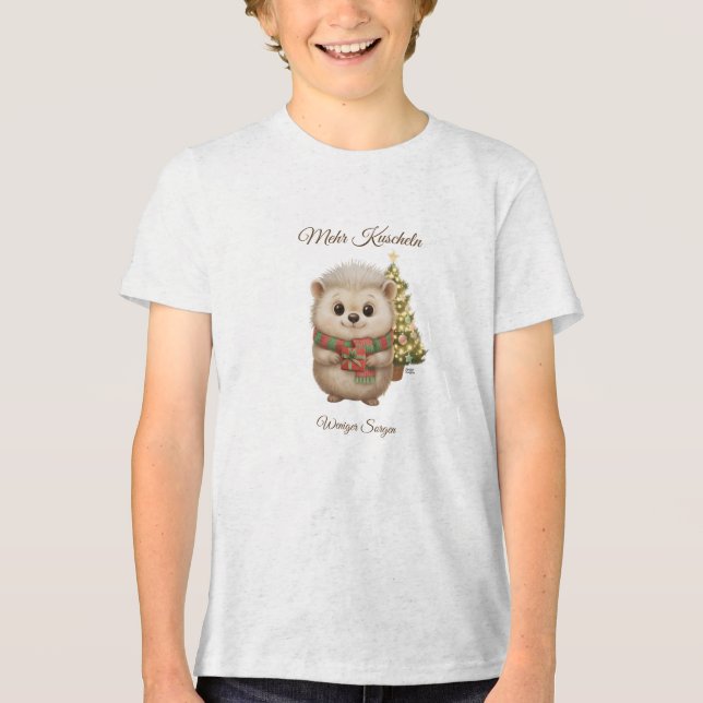 Niko Igel Kinder Shirt Weihnachten (Vorderseite)