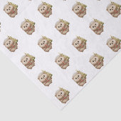 Niko Igel sanft beige weihnachtlich Seidenpapier (Ausschnitt)