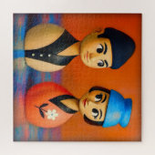 NIKO UND HANA PUZZLE. 20 X 20 INCHES. PUZZLE (Horizontal)