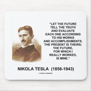 Nikola gelassener Tesla die Zukunft sagen dem Mousepad
