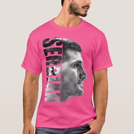 Nikola Jokic - Serbisch T-Shirt (Vorderseite)
