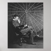 Nikola Tesla,1896 Poster (Vorne)