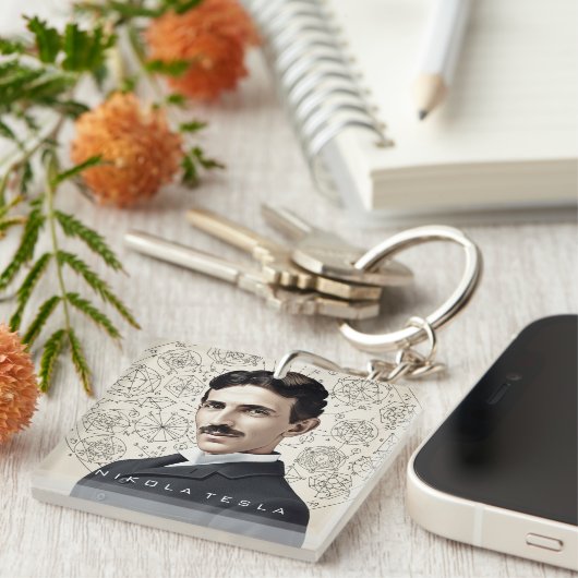 Nikola Tesla - 369 Key for the Universe Schlüsselanhänger (Vorderseite rechts)