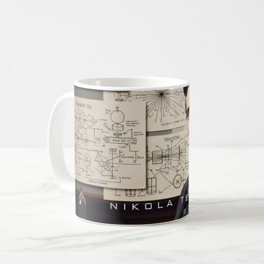 Nikola Tesla - 369 The key to the universe Kaffeetasse (Vorderseite Links)