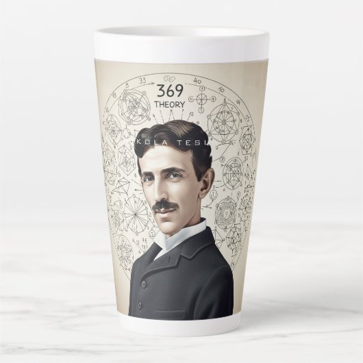 Nikola Tesla - 369 The key to the universe Milchtasse (Vorderseite)