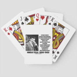 Nikola Tesla Alternate Currents Mechanical Nature Spielkarten
