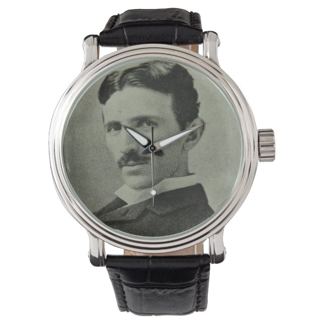 Nikola Tesla Armbanduhr (Vorderseite)