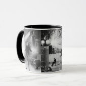 Nikola Tesla Blitz-Erfinder-Tasse Tasse (Vorderseite Links)